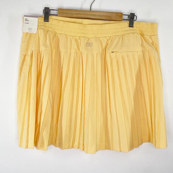 Calia Orange Golf 16" Ace Pleated Back Skort Skirt Womens Size XXL - Picture 2 of 10
